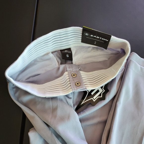 NWT Easton Gray Baseball Rival Athletic Pants Size Me AdulT SMALL - Picture 4 of 4